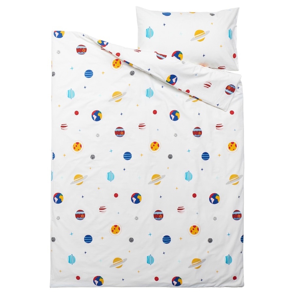 AFTONSPARV Space Pattern Duvet Cover & Pillowcase Twin